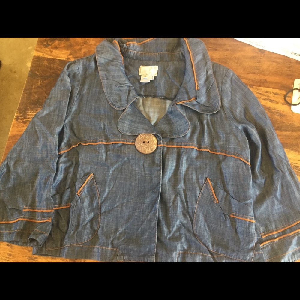 Alberto Makali Women's Denim jean jacket size 12